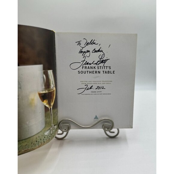 Frank Stitt Signed 1st Ed Cookbook 2004 Inscribed to Debbie Foreword Pat Conroy - Picture 3 of 4